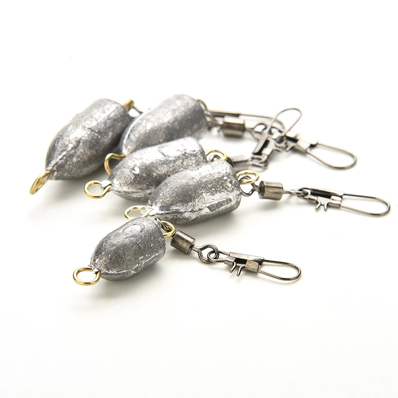 

Fishing Sinker Lead Mould Carp Coarse Sea Fishing With Fishing Snap Swivels