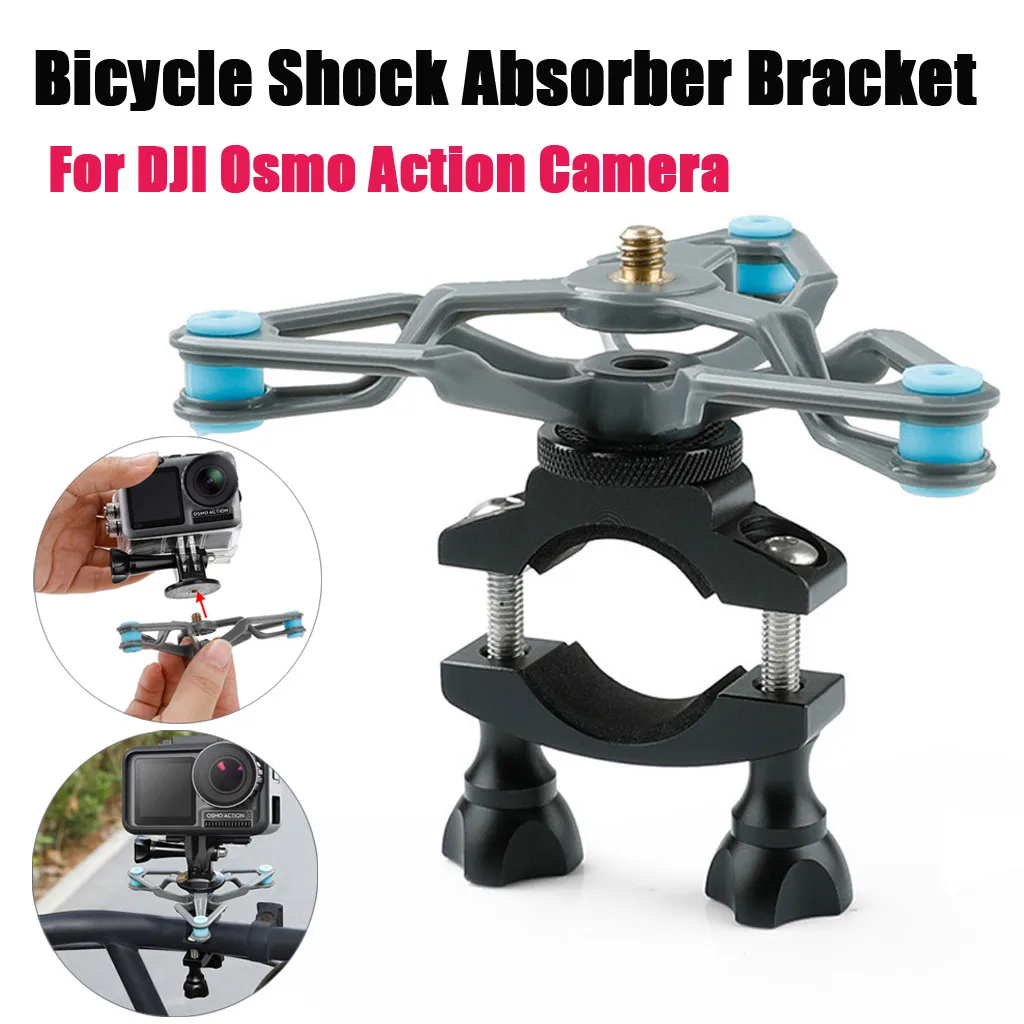 

For DJI Osmo Action Camera Bicycle Shock Absorber Bracket Extended Fixed Holder