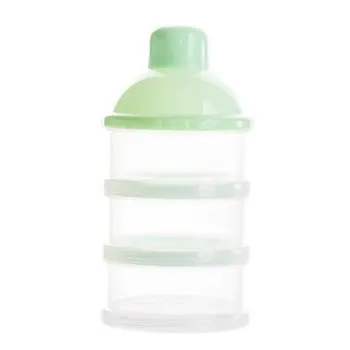 

Portable Ring Infant Baby Milk Container Three Layer Transparent Baby Milk Powder Box Milk Powder Lattice Removable Candy Box