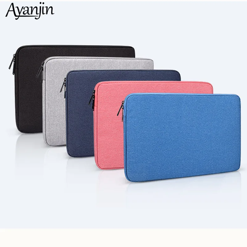 

Hot Waterproof Laptop Sleeve Bag Notebook Case for Macbook Retina Pro 13.3" Cover for Lenovo 11 12 13 14 15 15.6 inch Zipper Bag