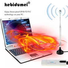 Kebidumei для DVB-T2/DVB-C/FM/DAB USB ТВ-палка цифровой спутниковый DVB T2 USB ТВ-палка тюнер HD ТВ-приемник с антенной дистанционного управления