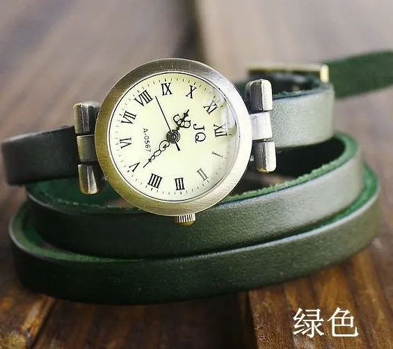 Женские кварцевые часы с ремешком из натуральной коровьей кожи|wristwatch women|wristwatch