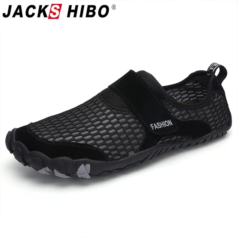 

JACKSHIBO Water Shoes Men Beach Swimming Shoes For Male Outdoor Breathable Sport Sneakers Shoes Upstream Surfing Diving Shoes