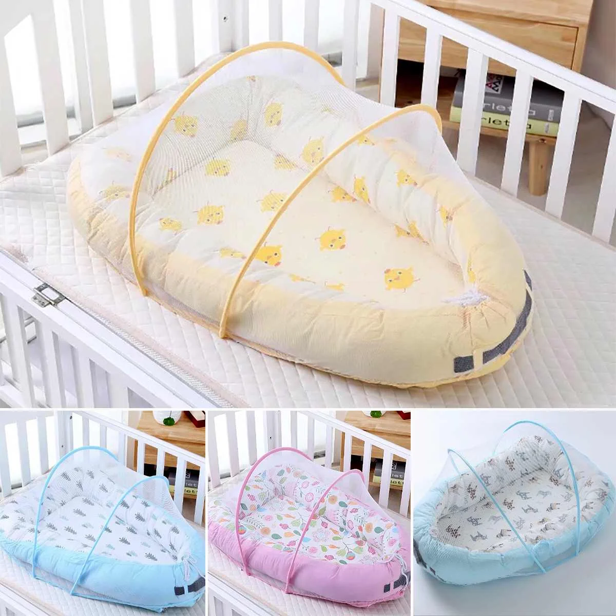Детская кровать Alcofa Nest переносная люлька для путешествий детская хлопковая Колыбель переносная люлька для новорожденных детская кроватка