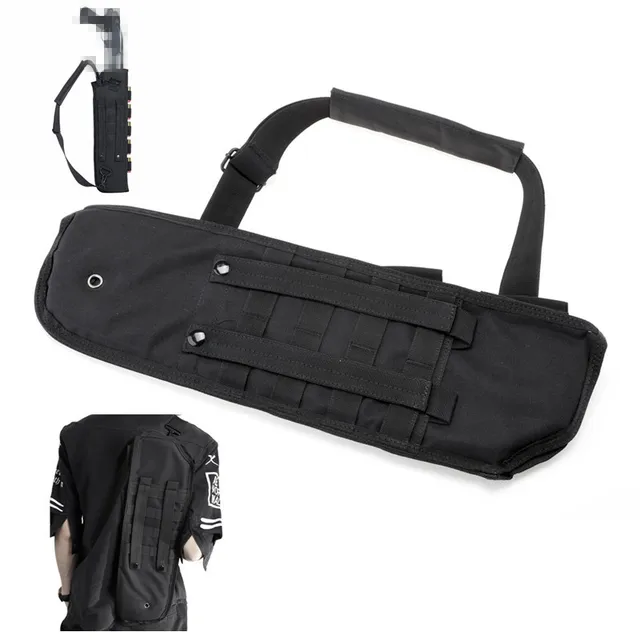 Nylon Tactical Shotgun Holster Rifle Scabbard Black Military Molle
