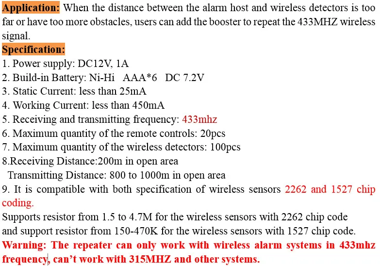 3 specification