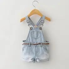 Детская Костюмы весенние комбинезоны для девочек джинсы детская повседневная одежда для малышей для девочек, комбинезон, костюм детская спортивная одежда