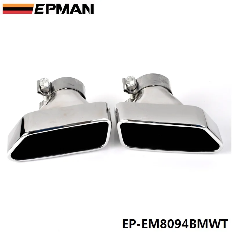 Хром 304 Нержавеющая сталь глушитель наконечник для BMW 13-14 5-Class F18/F10 EP-EM8094BMWT