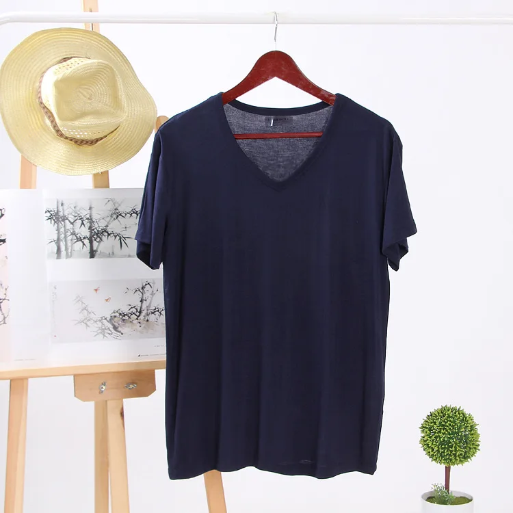 

2019 Men Garment Cotton Top Short Sleeve Shirt D192
