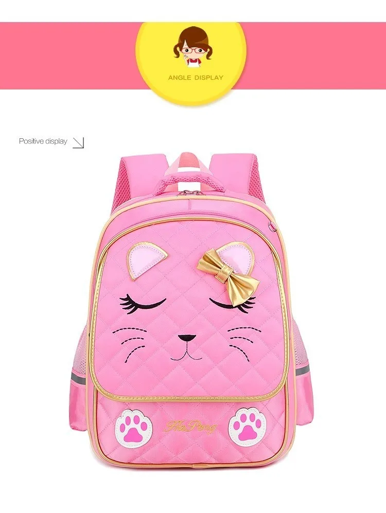 Детские школьные рюкзаки для девочек Bookbags для Детская сумка Escolar нейлон plecak Szkolny водостойкий Zaino Scuola новый школьный