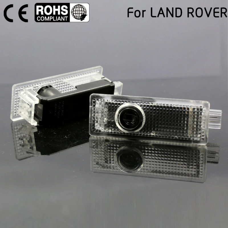 1 زوج LED باب السيارة ترحيب الظل ضوء جهاز عرض ليزر شعار شبح مصباح صالح لل رانج روفر 1 زوج LED باب السيارة ترحيب الظل ضوء جهاز عرض ليزر شعار شبح مصباح صالح لل رانج روفر