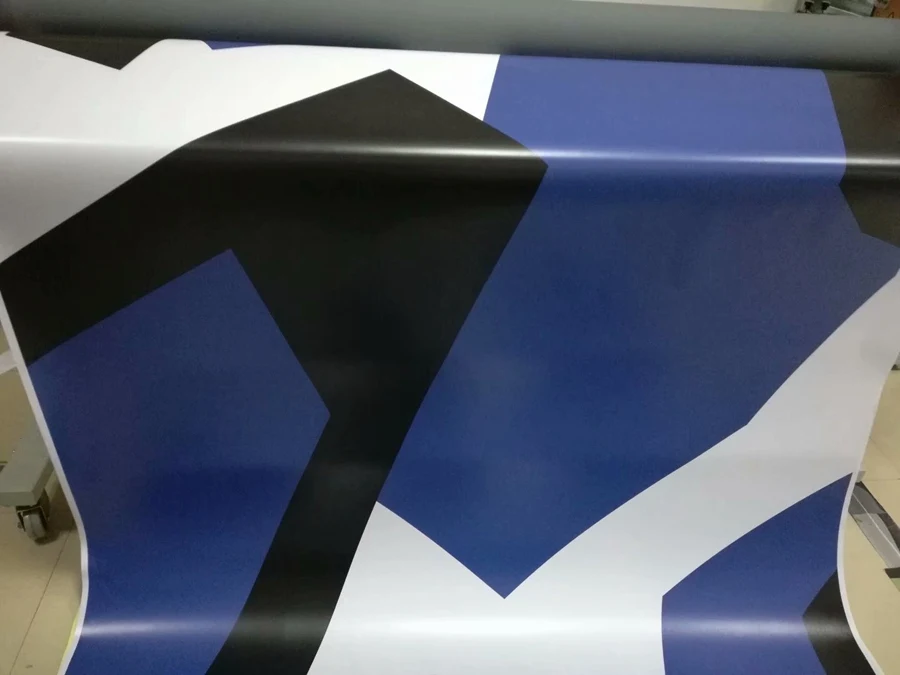 blue large pixel camo vinyl car wrapping film foil covering  (5)