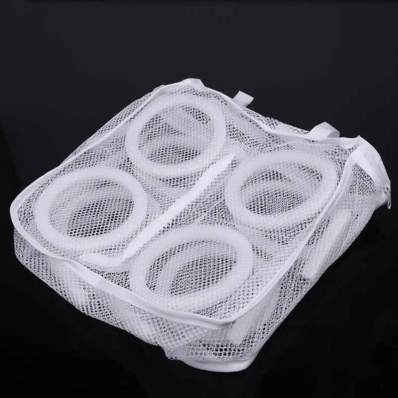 Hanging Dry Sneaker Mesh Laundry Bags Shoes Protect Wash Machine Home Storage Organizer Accessories Supplies Laundry Washing Bag