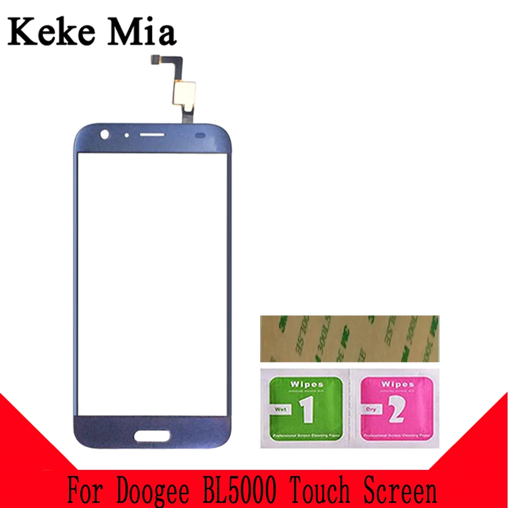 Keke Миа 5,5 дюймов Для Doogee bl5000 Сенсорная панель дигитайзер Переднее стекло Замена объектива Запчасти BL 5000 инструменты