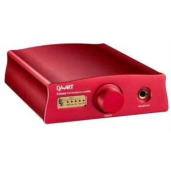 

DAART Canary ESS9018MK2 XMOS DAC&Headphone Amplifier 32Bit/384KHz Coaxial/Optical/USB/RCA input Supports DoP128 Native DSD256