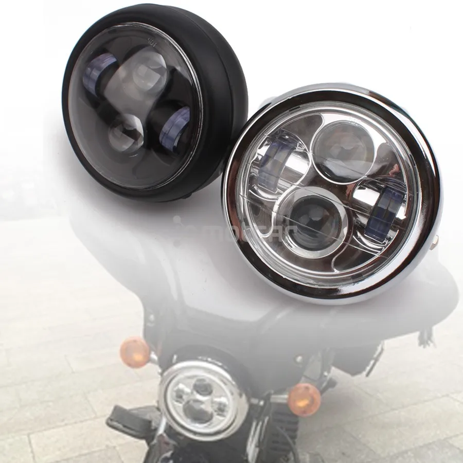 Фара передняя для мотоцикла Honda CB100 CB125S CL GN125 CG125 6 3 дюйма с прозрачными