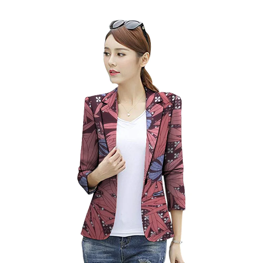 Fashion African print women blazers slim fit design dashiki Coat Outwear for ladies suit coat