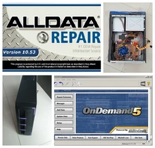 Software de reparação automóvel Alldata 10.53 + Mitchell 2015 software de diagnóstico com MINI Computador Desktop Laptop Além Disso 2 TB HDD