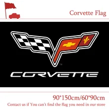 Free shipping 90*150cm/60*90cm Corvette Flag Corvette Banner Polyster Motor Activity Decorative Car Competitions Free shipping 90*150cm/60*90cm Corvette Flag Corvette Banner Polyster Motor Activity Decorative Car Competitions