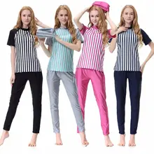 Новые женские арабские купальники Мусульманский купальник консервативный купальник из трех частей купальник с шляпой удобный дышащий S-3XL