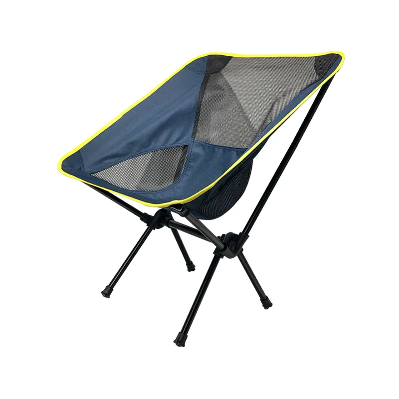 

High Quality Portable Outdoor Aluminum Compact Folding Beach Chair Max Load 100kg Fishing Picnic Chair Foldable Camping Chair