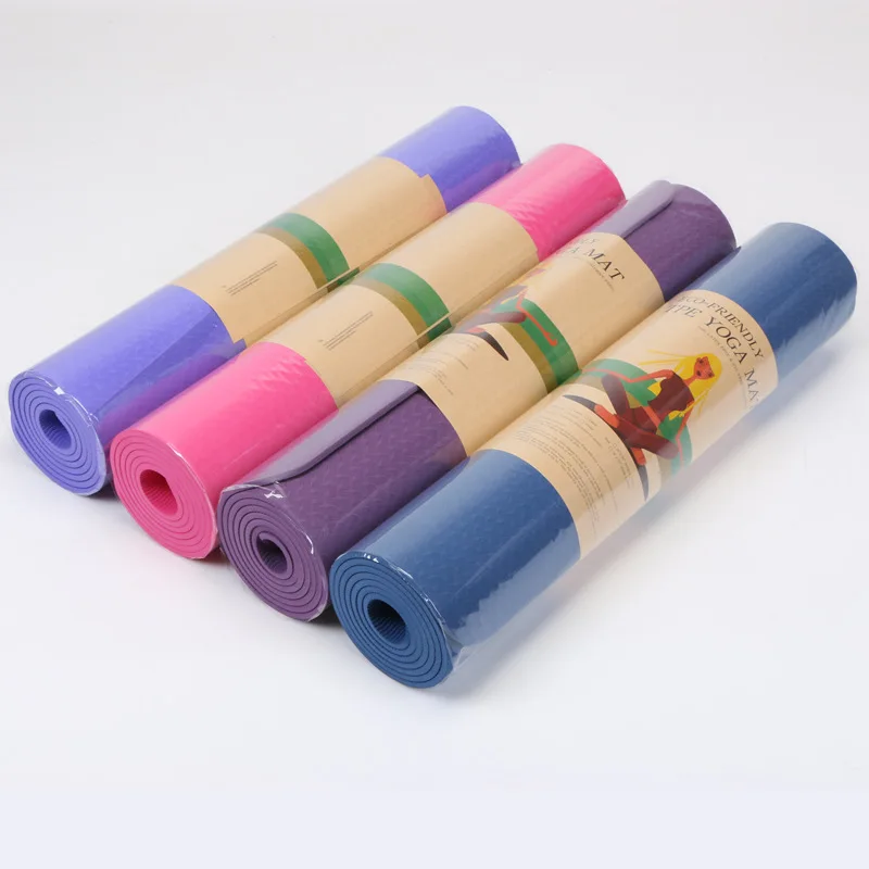 Hot Sale Tpe Yoga Mat Exercise Pad Thick Non Slip Folding Gym