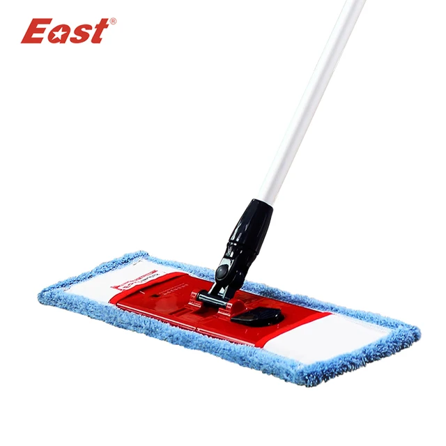 East Flat Mop Microfiber Cloth Floor Mop Telescopic Pole Mops Floor