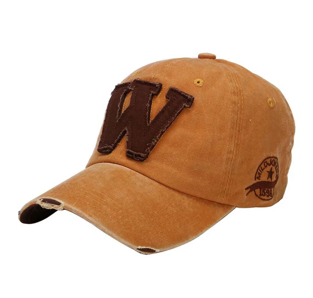 1 шт хлопок буквы W бейсболки Bone брендовые шляпы на весну-лето для женщин и мужчин snapback кепки 8542 7 цветов