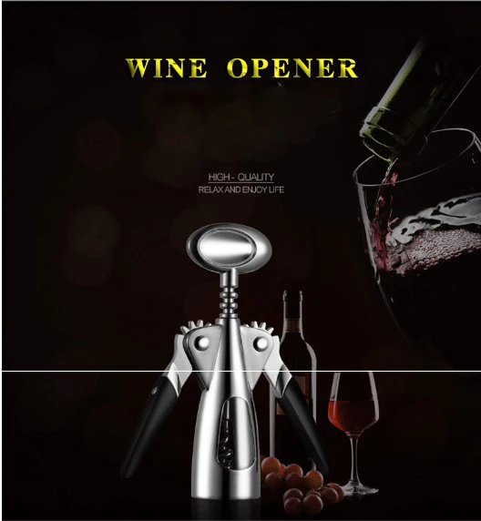 Zinc alloy stainless steel wine bottle opener multi-function creative wine opener wine bottle opener wholesale (2)