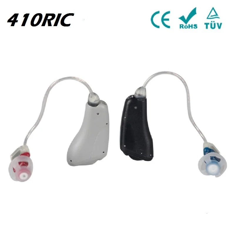 

INVAXE 410RIC Digital Hearing Aid Adjustable 4Channels Ear Aid Hearing Amplifier Hearing Aids RIC Hearing Ear Care