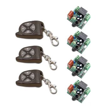 

AC220V 1 CH Mini Remote Control Switch 10A Relay Small Receiver Light Lamp LED Bulb Wireless Remote Lighting Switch 315/433mhz