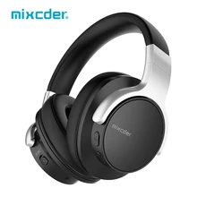 Mixcder E7 активные беспроводные bluetooth-наушники с шумоподавлением с Микрофоном Hi-Fi стерео гарнитура глубокий бас Накладные наушники