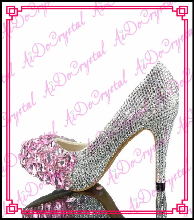 Aidocrystal 2015 pink color crystals costom rhinestones glitter low