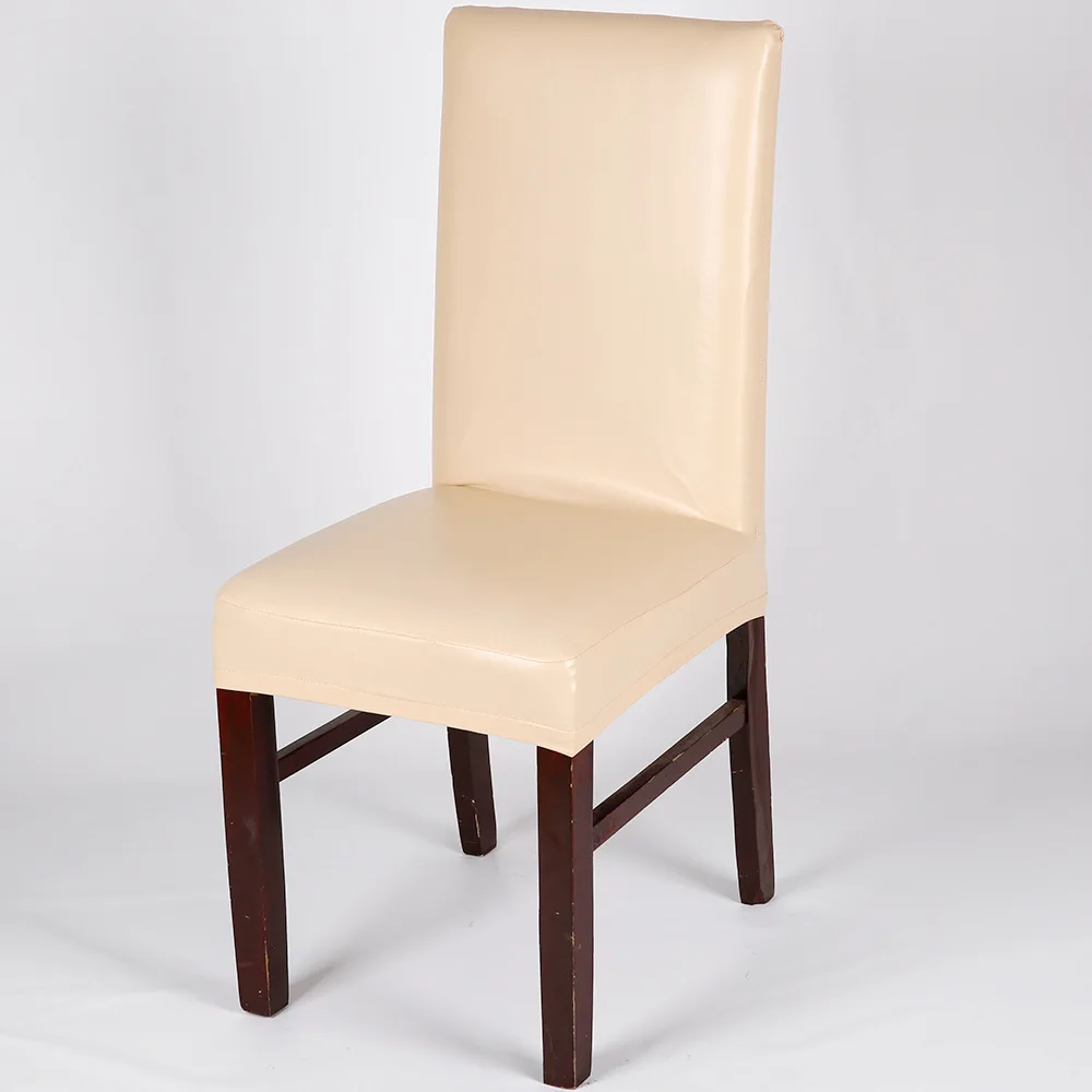 Высокое качество водонепроницаемый стул для столовой из полиуретановой кожи кожаный чехол для кресла спандекс эластичный стрейч