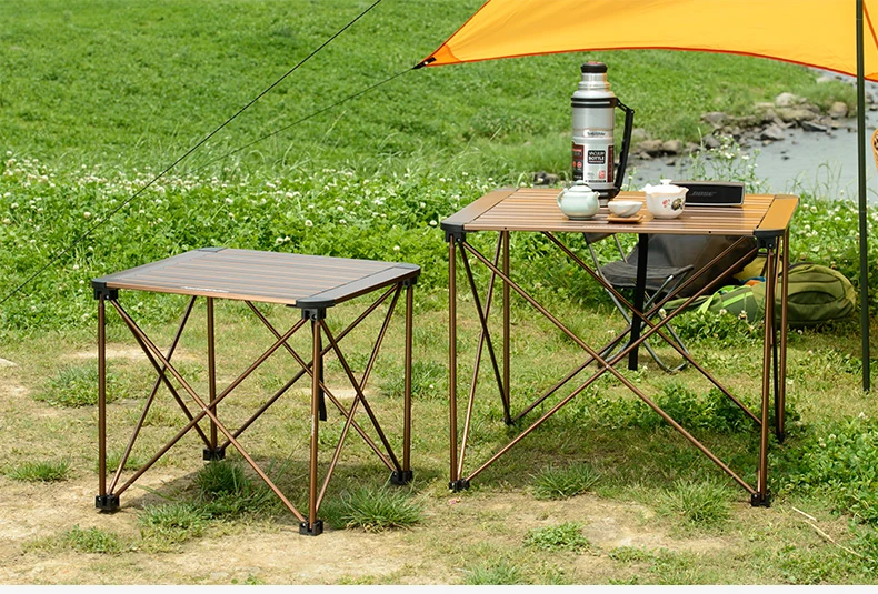 Naturehike открытый алюминиевый сплав складной стол структура портативный кемпинг стол мебель складная посуда для пикника