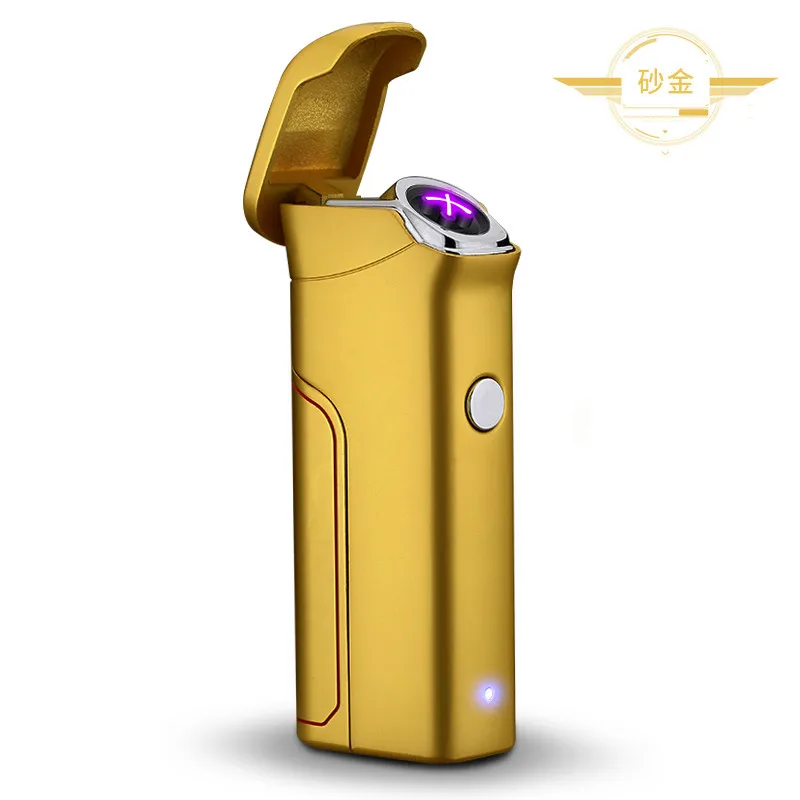 Новейшая Usb зарядка дуговая Зажигалка USB ветрозащитная индивидуальная электронная сигаретная Зажигалка Новинка Электрическая сигаретная зажигалка - Цвет: 2