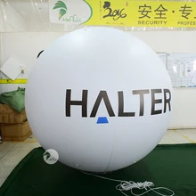 Изготовленные на заказ Гигантские белые 0,18 мм ПВХ рекламные напечатанные надувные воздушные шары