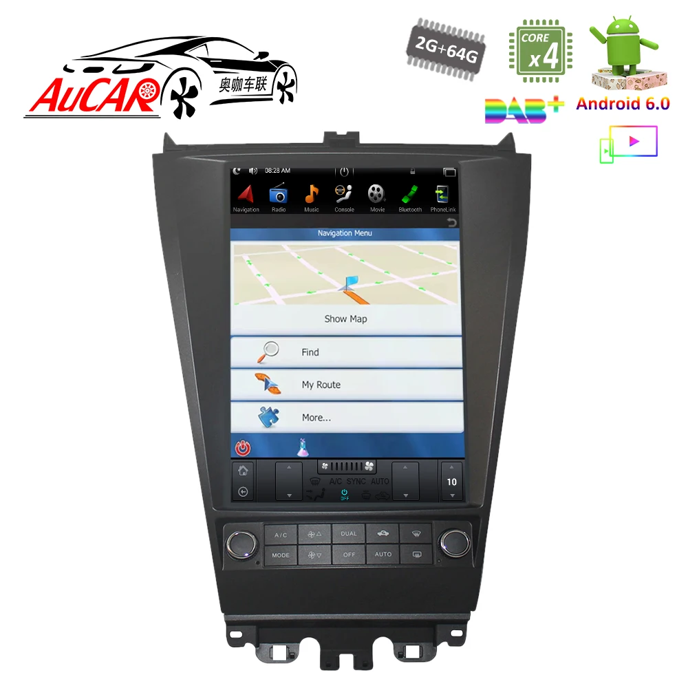 Автомагнитола в стиле Tesla для Honda Accord gps навигация Bluetooth радио Wi Fi 4G вертикальный
