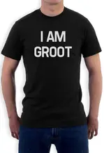 

I Am Groot T-Shirt You Are We Are Groot Galaxy Movie MEME Sci Fi Rocket Tee Casual Short Sleeve Shirt Tee