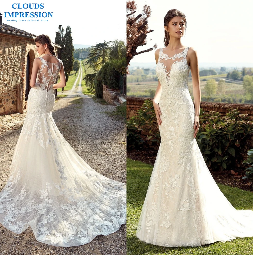 trumpet wedding dresses 2019