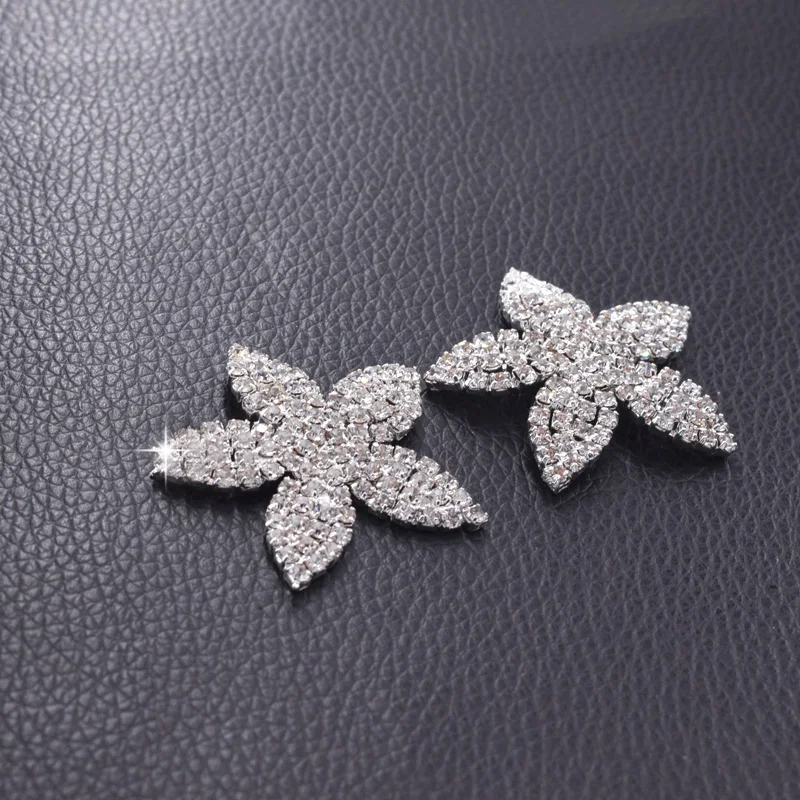 Rhinestone flower patches (5)