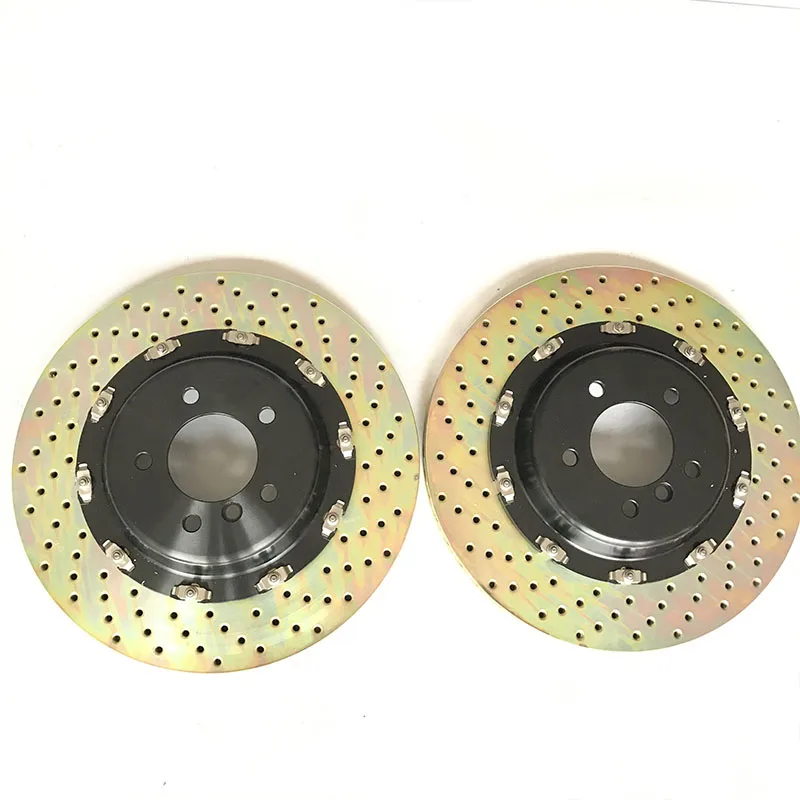 

Jekit Car part big brake disc 380*34mm with aluminum center hat for Maserati Gran Turismo year 2013 for Cadillac 6 pots caliper