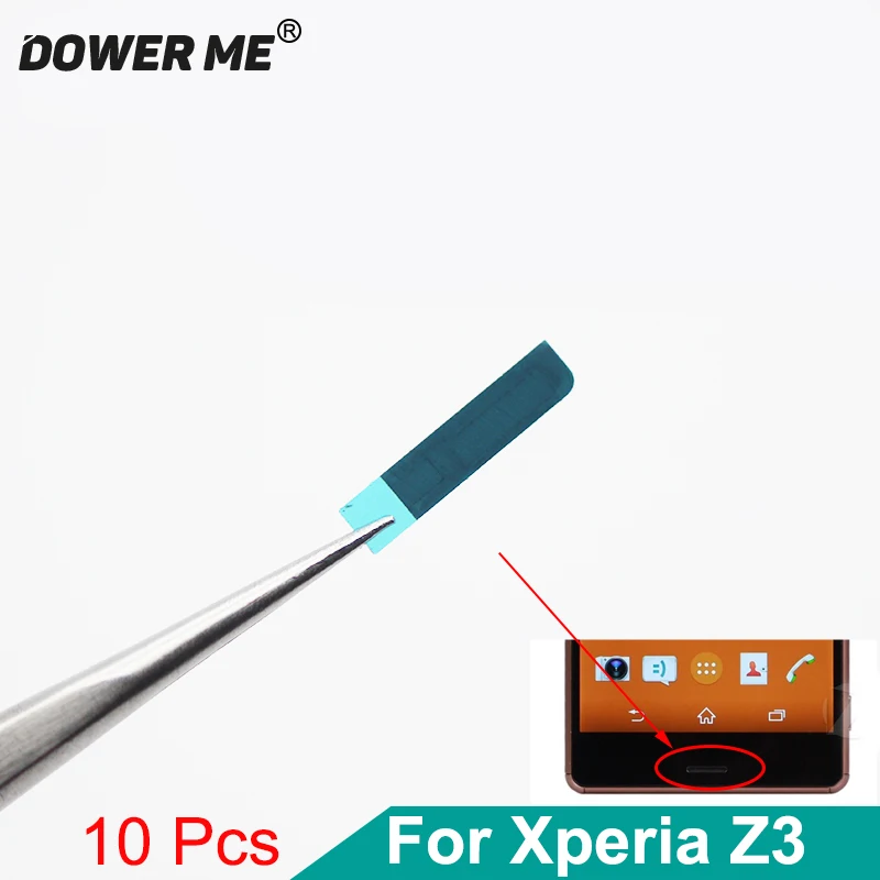 

Dower Me 10Pcs For SONY Xperia Z3 Bottom Dust Mesh Loudspeaker Dust Net With Adhesive Z3dual D6603/33/53/83