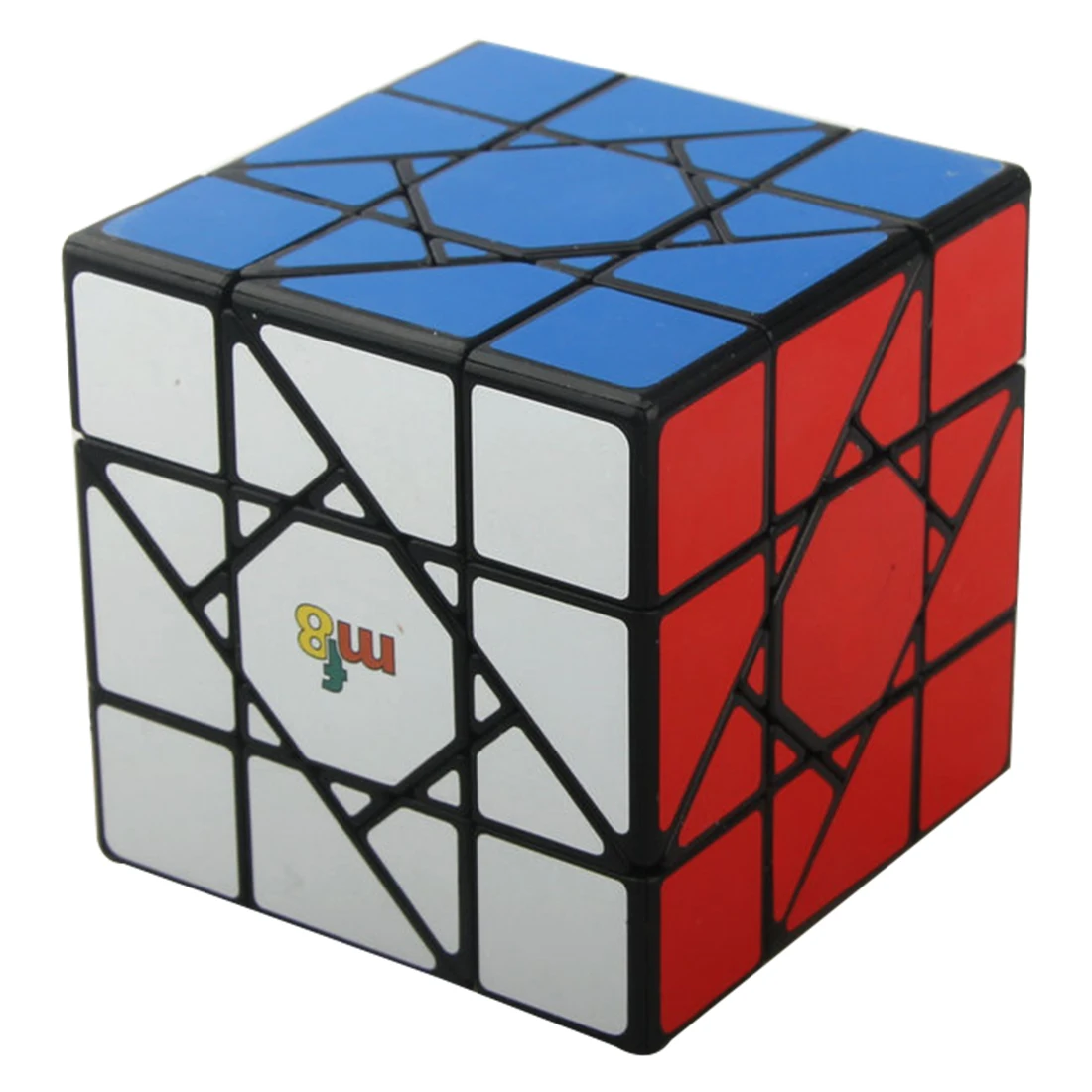 

MF8 Sun Cube Legend 3x3x3 Magic Cube Brain Teaser Puzzle Toy(Bandaged) - Black-base
