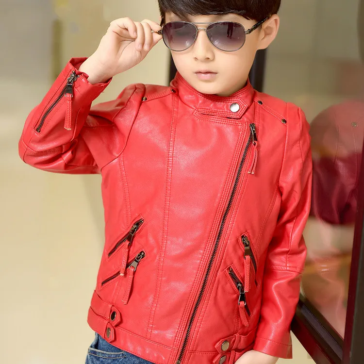 Mother and daughter Leather coat Mother and Son Jacket Faux Leather outfits PU family coats Matching outfits Kids clothes