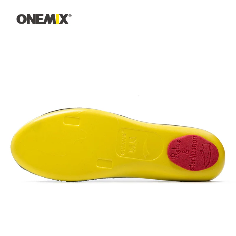  ONEMIX Men Deodorant Sneakers Insoles For Women Professional Shock Absorption Soft Absorb Sweat Sho