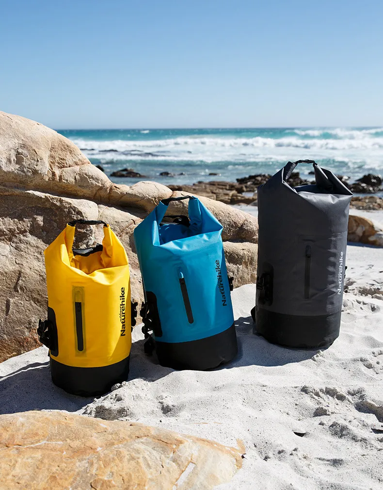 Naturehike Водонепроницаемый водонепроницаемая сумка пакет Плавание ming сумка с разделителем для сухого и влажного Водонепроницаемый сумка Портативный большой Ёмкость Плавание Drift car Pack