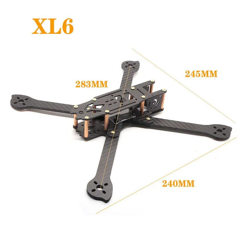 HSKRC 3K углеродного волокна XL5 V2 232 мм XL6 283 XL7 294 XL8 360 True X 5 6 7 8 дюймов FPV рама для