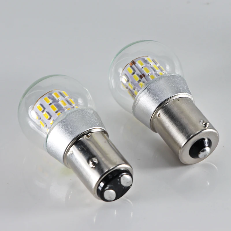 1 шт. 1156 BA15S BAY15D S25 P21W P21/5W PY21W 4W Светодиодная лампа для автомобиля указателя