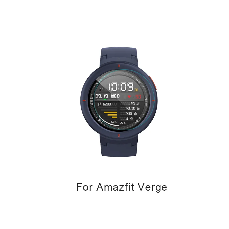 Защитные пленки для смарт-часов для Amazfit bip midong huami Pace 1 Stratos 2 Verge 3 Cor 2 фильм против царапин аксессуары SIKAI - Цвет: for Amazfit Verge